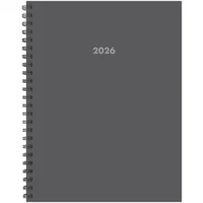 Basic Gray 2026 8.5 X 11 Weekly Monthly Softcover Planner (Bookbook - Detail Uns