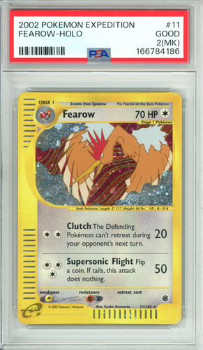 Fearow graded PSA 2 for sale on eBay