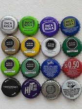 Coca Cola & Assorted Soda and Soft Drinks Bottle Caps Peru. 4