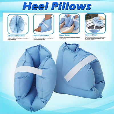 #ad Heel Cushion Protector Pillow Foot Pillow Relieve Pressure Sores Ulcers Set of 2 $19.99