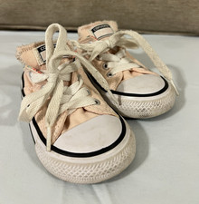 Converse All Star Pink Canvas Low Top Lace-Up Baby Sneaker US 5 UK 5