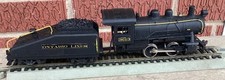 Mantua HO DIECAST 0-4-0 Steam Locomotive w/Tender ONTARIO LINE Custom TESTED