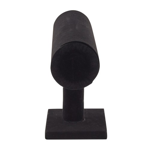 2-teiliges schwarzes Samt Schmuck Display Set mit T-Bar Ständer und Schaufensterpuppe Büste - Bild 6 von 10