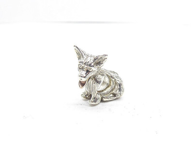 Clogau Welsh Gold Sterling Silver & 9ct Rose Gold Dog Corgi Bead Charm