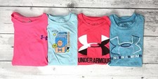Nike  Under Armour Lot Of 4 Tops Girls Youth Small T Shirts 0226