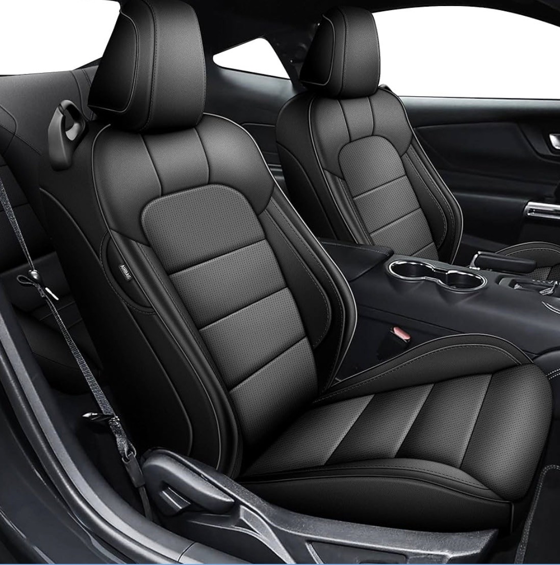 Customized Full Set Car Seat Covers Fit Ford Mustang Convert