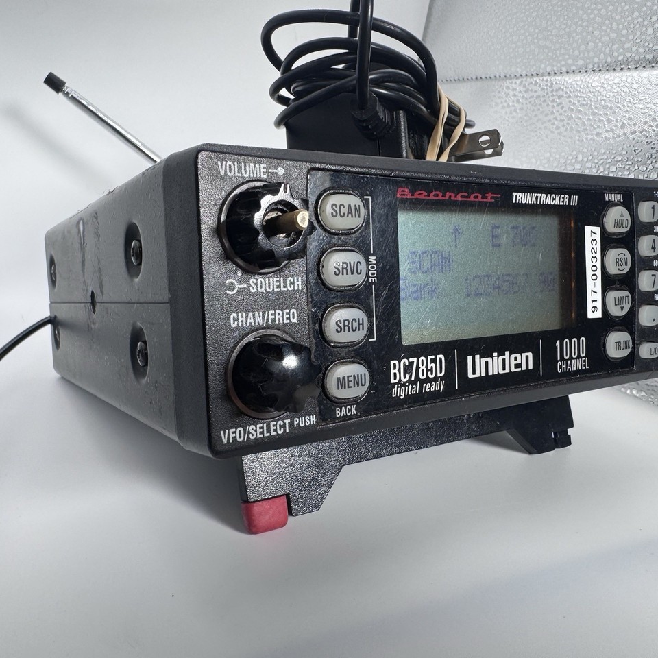 Uniden Bearcat BC785D Digital Scanner TrunkTracker III w/ APCO P25 Card ...