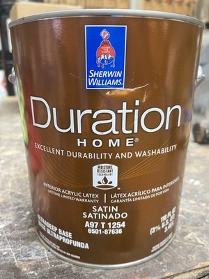 Sherwin Williams Duration Interior Latex Paint / Satin / Custom Navy /Gallon