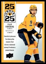 2018-19 Upper Deck 25 Under Filip Forsberg #U25-16