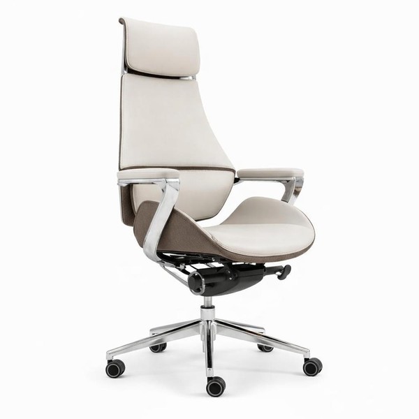 Ergonomischer BüRostuhl Mit Verstellbaren Armlehnen Und KopfstüTze-image