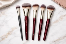 Beauty 5pc Brush Set 101 A506 Kitten Paw 108 109 112 Foundation Concealer KiT US