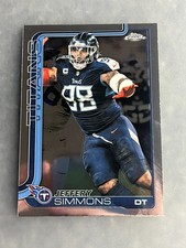 2025 Topps Chrome NFL #289 Jeffery Simmons