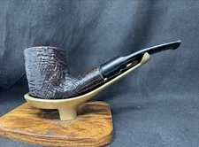 Rare Savinelli Autograph G Series Pipe: Giancarlo's Dark Sandblast