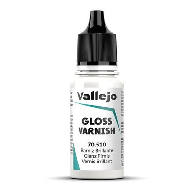 Vallejo Varnish (166,11 /l) 70510 70520 70522, 18 ml Acryl gloss matt satin