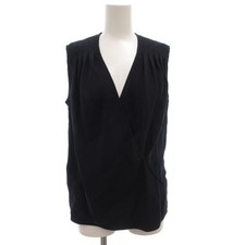 Valentino VALENTINO Sleeveless  Wrap 8 Navy V Neck GV GY53 Women s