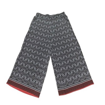 Max Studio Women's Pull on Pants S Small Wide Leg Harem Style Ankle Length