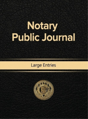 Notary Public Notary Public Journal Large Entries (Gebundene Ausgabe)