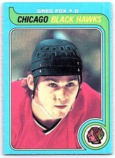 1979-80 O-Pee-Chee Greg Fox Rookie Chicago Blackhawks #116