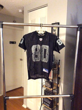Las Vegas Raiders #80 Jerry Rice Black Jersey Youth Kids Small Size 8 Reebok