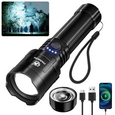 Rechargeable Flashlights High Lumens With Ignition Lens2000 Lumens Led Super...