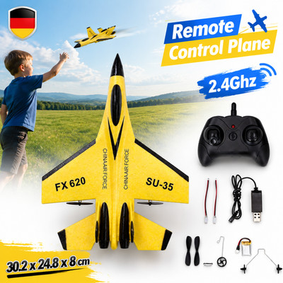 360° SU-35 Ferngesteuertes Flugzeug 2CH 2,4GHz RC Flugzeug EPP-Schaumstoff DE