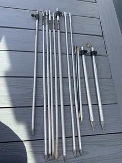 12 x Stainless Steel Bank Sticks 6 are dinsmores arrow point
