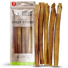 Bully Pals 12 Inch Jumbo Bully Sticks For Large Dogs 5 Pack Beef Pizzle Bully Pals 12 Inch Jumbo Bully Sticks For Large Dogs 5 Pack Beef Pizzle