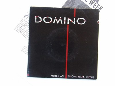 Domino:  Here I Am (More Than Ever)  1988  EX  7'' Promo + Press Release