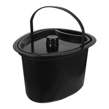 Pee Bucket with Handle with Lid Spittoon Night Urinal Bedpan Chamber Pot