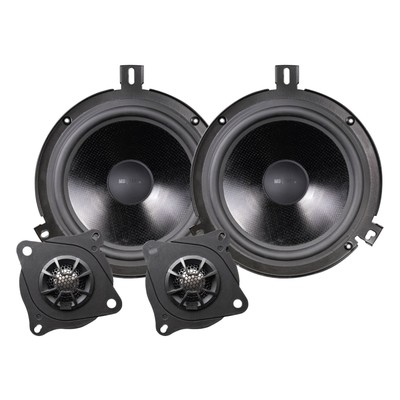 MB Quart Tuned Audio Package 6.5'' Convertible Speakers for Jeep Wrangler (07-18)