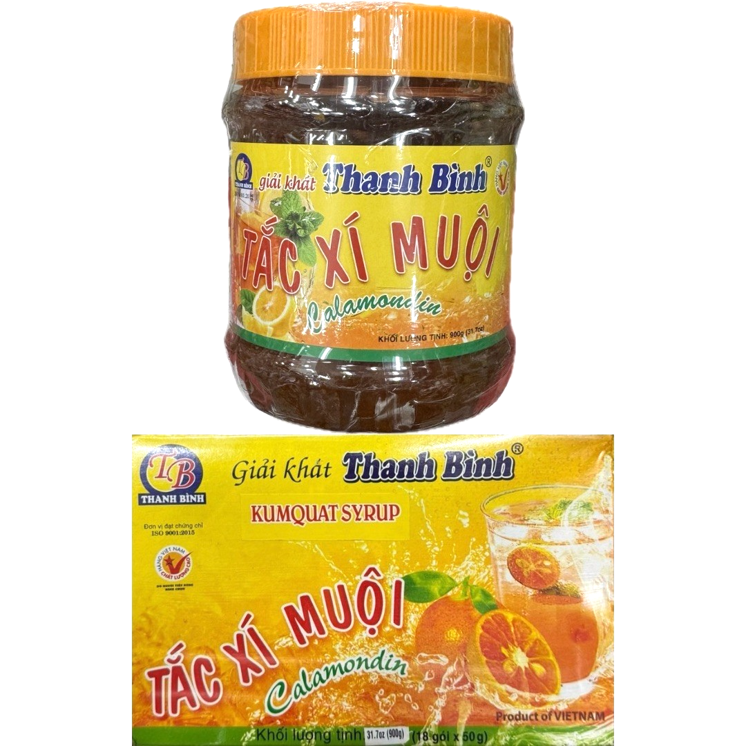 Thanh Binh Tac Xi Muoi Calamondin Kumquat Syrup Drink Base 900g
