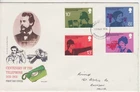 GB Stamps First Day Cover Telephone Centenary, police, nurse, Bell PHILART  1976