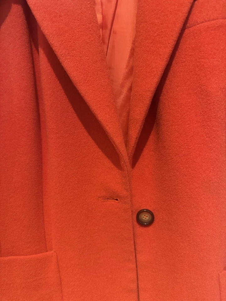 Chaqueta Blazer Chadwick’s Lana Cachemira Roja Mujer’s 12 – Clásica Elegante Foto 4 de 4