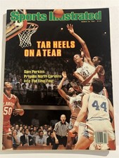 1982 Sports Illustrated NORTH CAROLINA Tar Heels No Label FINAL FOUR Sam PERKINS