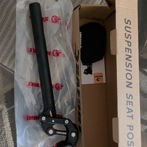 SAFORT SP19 Aluminum Suspension Seatpost 27.2mm x 350mm Black