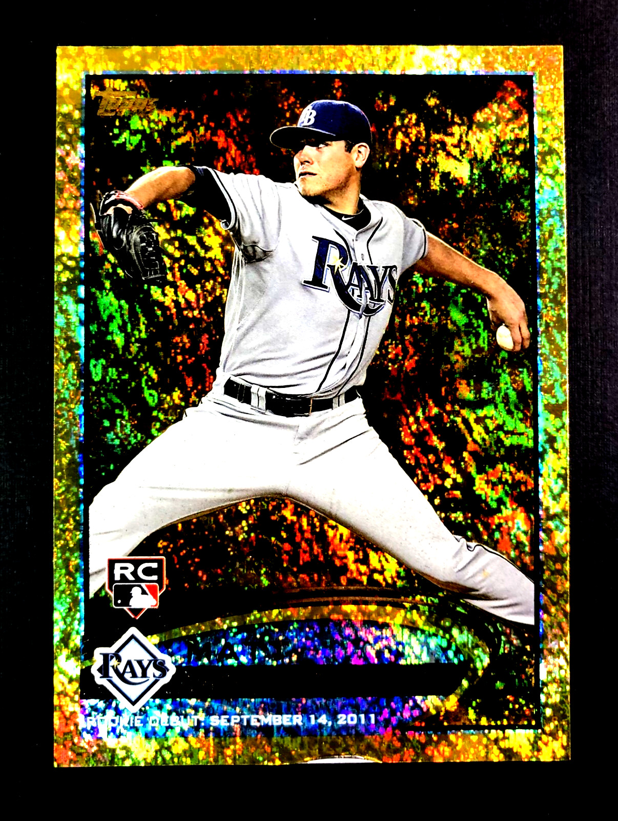 2012 TOPPS Matt Moore Rookie Gold Foil #US64 Tampa Bay Rays Free Shipping