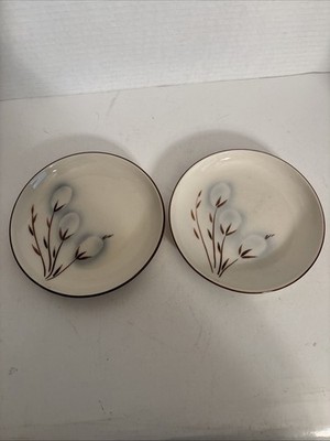 Winfield Pussy Willow 2 Bread Plates 5 3/4''