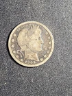 1909-D U.S. Barber SILVER Quarter - GOOD    stk#Q7