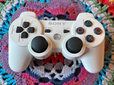 Sony PlayStation 3 Dualshock 3 Controller weiß PS3 Wireless Pad Guter Zustand