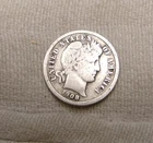 1908 11 P Silver Barber Dime #JS00