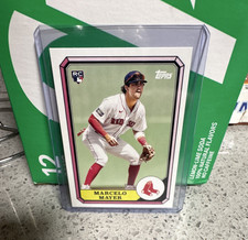 Topps 2024 Boardwalk and Baseball Rookie Marcelo Mayer Red Sox 87BB-8 Insert