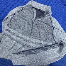 Levelwear Golf  Zip Pullover Performance Active Shirt Mens XL Gray  Blue Golf