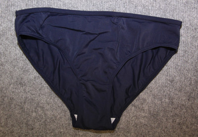 BIKINI UNTERTEIL BADE SLIP  GRÖSSE 36 DUNKELBLAU  UNI VON TCM