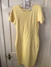 Yellow Short Sleeve Dress