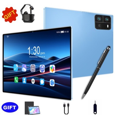 2025 Tab HD 10'' Android 14 Tablet 12GBRAM 256GB ROM Octa-core 8000mAh Pad Google
