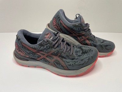 Asics Gel-Cumulus Sneaker UK 6,5 grau pink Gore-Tex Laufschuhe
