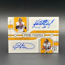 Hines Ward Kordell Stewart Dual Autograph /25 - 2023 Panini National Treasures