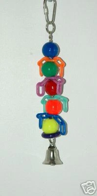 TWEAK MY BEAK RAINBOW CHAINS SMALL SMALL & MEDIUM BIRD PARROT TOY