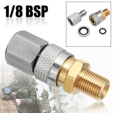 1/8BSP Air Tool Paintball Filling Charging Hose Quick Release Coupler Adaptor