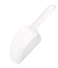White Plastic Ice ScoopIce Cream ScoopsKitchen Ice Scooper for Ice Maker Ice ...